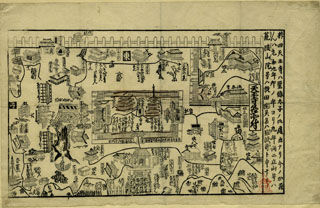 天王寺名所付[四天王寺伽藍之図] -聖徳太子関係伽藍図版集-