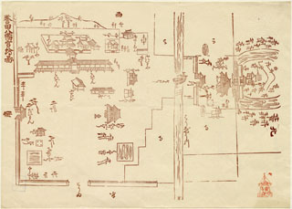 誉田八幡宮絵図 -諸国神社境内図版集-