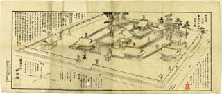 越前国吉田郡藤島神社諸殿全備之図 -諸国神社境内図版集-